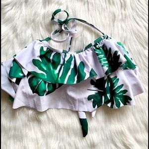 Sexy Monstera Bikini Top